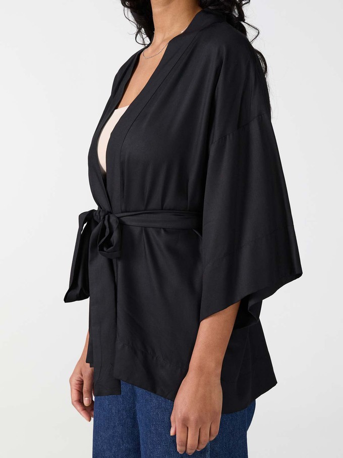 Gerda Kimono schwarz from Yahmo