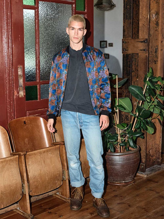 Oskar Wendejacke bloom/olive from Yahmo