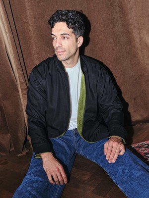 Fred Wendejacke moss/black from Yahmo