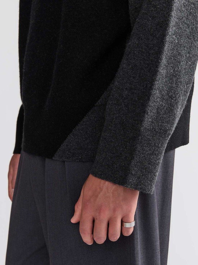 Rudi Oversized Strickpullover Swan from Yahmo