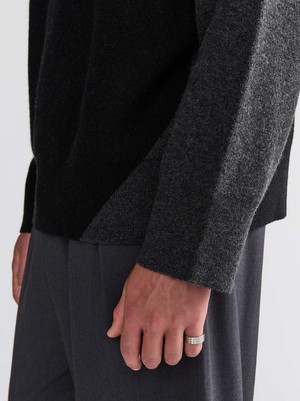 Rudi Oversized Strickpullover Swan from Yahmo