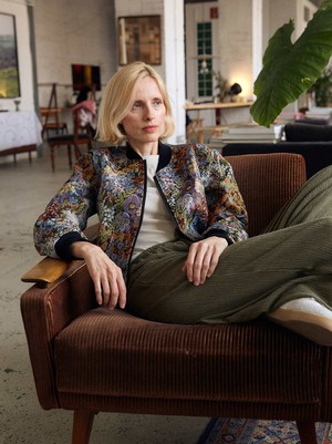 Berta Wendejacke Bouquet/Black from Yahmo