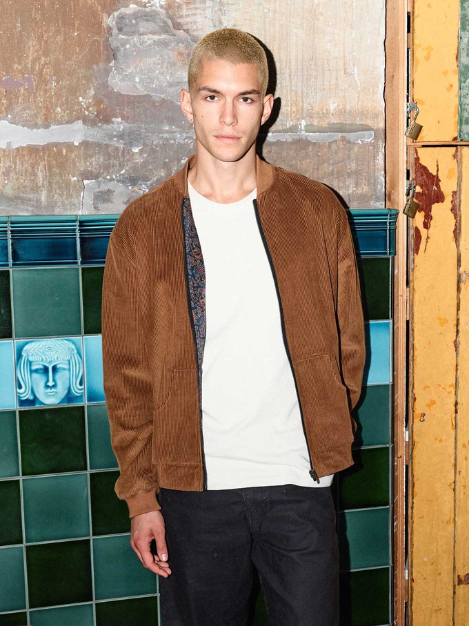 Oskar Wendejacke paisley/caramel from Yahmo