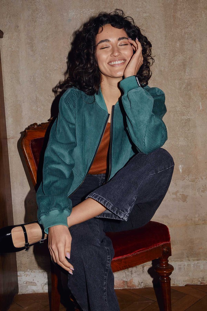 Elsa Wendejacke atlas/teal from Yahmo