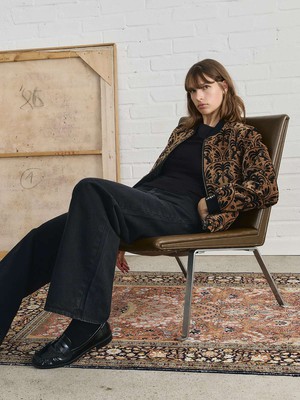 Berta Wendejacke Palm/Black from Yahmo