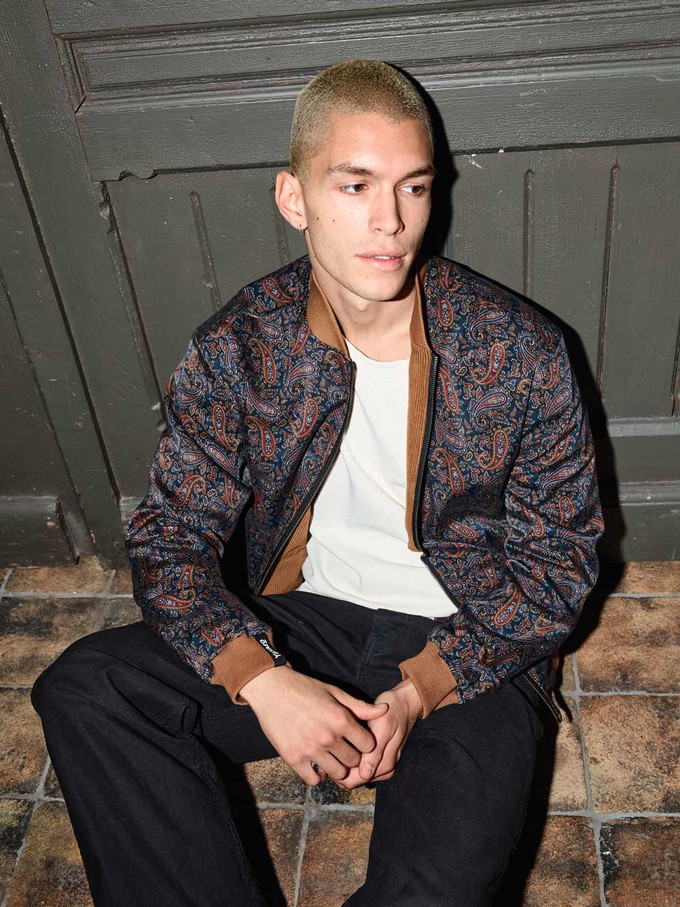 Oskar Wendejacke paisley/caramel from Yahmo