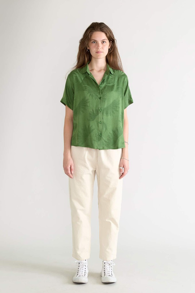 Lotte Hemd matcha from Yahmo