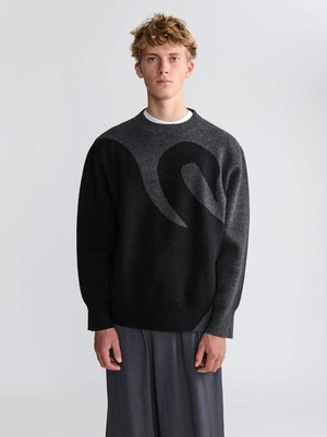 Rudi Oversized Strickpullover Swan from Yahmo