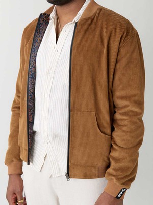 Oskar Wendejacke paisley/caramel from Yahmo