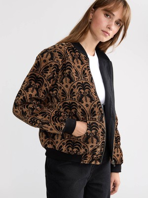 Berta Wendejacke Palm/Black from Yahmo