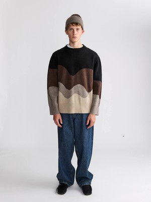 Rudi Oversized Strickpullover Sandstone from Yahmo