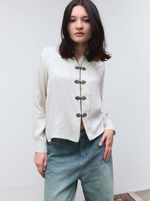 Erna Bluse jasmine from Yahmo