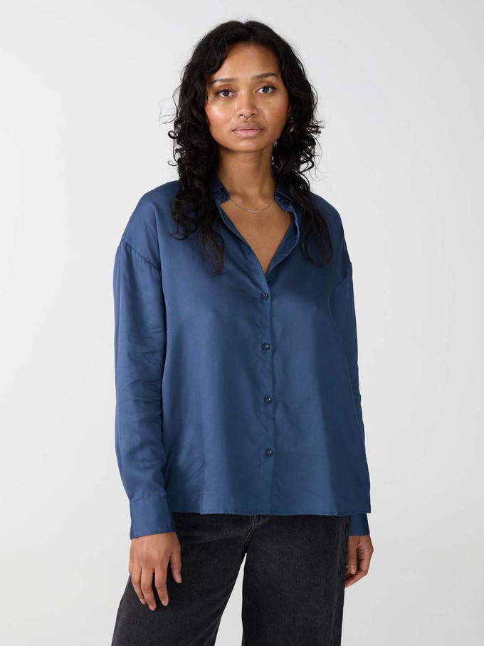 Mona Hemd blau from Yahmo