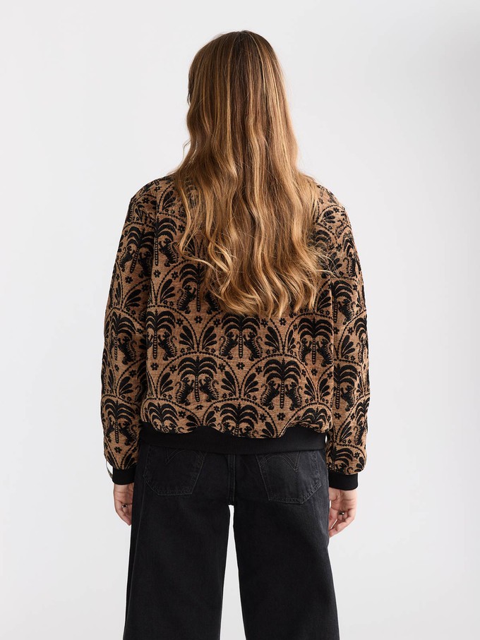 Berta Wendejacke Palm/Black from Yahmo