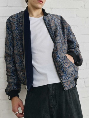 Oskar Wendejacke Paisley/Navy from Yahmo
