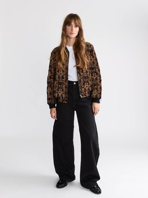 Berta Wendejacke Palm/Black from Yahmo