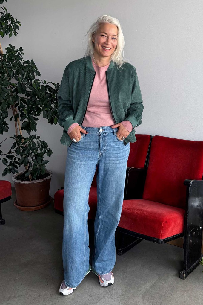 Elsa Wendejacke atlas/teal from Yahmo