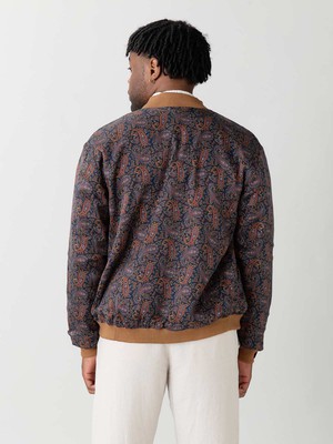 Oskar Wendejacke paisley/caramel from Yahmo