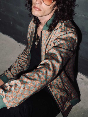 Oskar Wendejacke atlas/teal from Yahmo