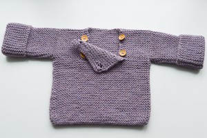 Baby Sweater | Baby Lila | 100% Baby Alpaca Wool | 6-12 Months from Yanantin Alpaca