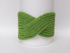 Knitted Headband | Grasshopper Green | 100% Alpaca Wool from Yanantin Alpaca