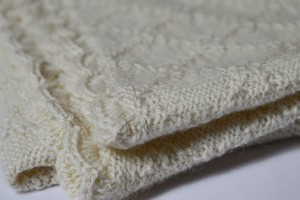Knitted Baby Blanket | 100% Baby Alpaca | Undyed & Biodegradable from Yanantin Alpaca