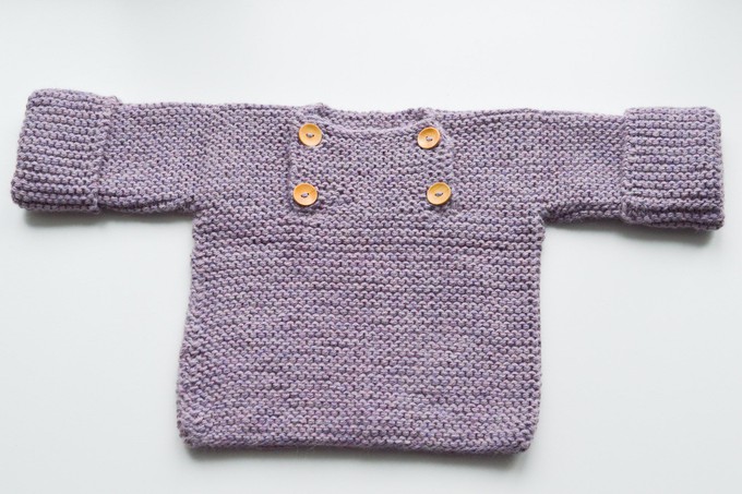 Baby Sweater | Baby Lila | 100% Baby Alpaca Wool | 6-12 Months from Yanantin Alpaca