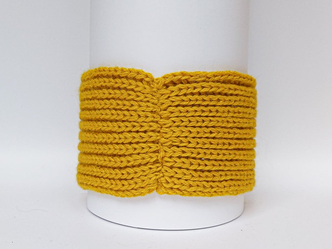 Knitted Headband | Sunny Ocre | 100% Alpaca Wool from Yanantin Alpaca
