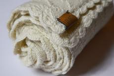 Baby Blanket | 100% Baby Alpaca Wool | Baby Vanilla via Yanantin Alpaca