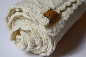 Baby Blanket | 100% Baby Alpaca Wool | Baby Vanilla from Yanantin Alpaca