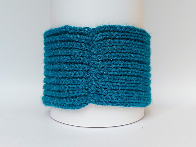 Knitted Headband | Ocean Blue | 100% Alpaca Wool from Yanantin Alpaca