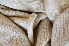 Extra Large Knitted Scarf | White Vanilla | 100% Alpaca Wool from Yanantin Alpaca
