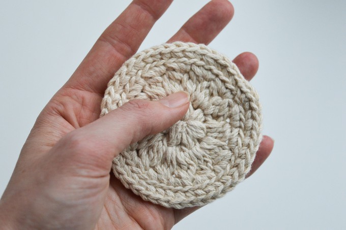 Cotton Pads | Hand-Crocheted | 100% Organic Cotton from Yanantin Alpaca