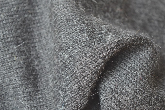 Knitted Scarf | Stormy Night Grey | 100% Alpaca Wool from Yanantin Alpaca