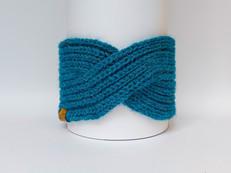 Knitted Headband | Ocean Blue | 100% Alpaca Wool via Yanantin Alpaca