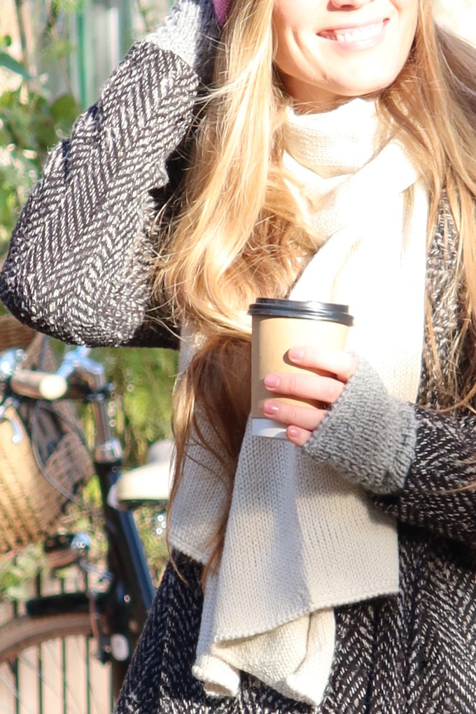 Fingerless Mittens | 100% Baby Alpaca | Fine-Knit Look from Yanantin Alpaca