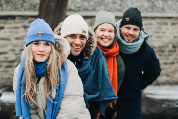 Knitted Hat | Lavender Fields | 100% Alpaca Wool from Yanantin Alpaca