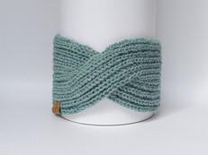 Knitted Headband | Spring Breeze Blue | 100% Alpaca Wool from Yanantin Alpaca
