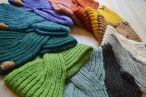 Knitted Headband | Sunny Ocre | 100% Alpaca Wool from Yanantin Alpaca