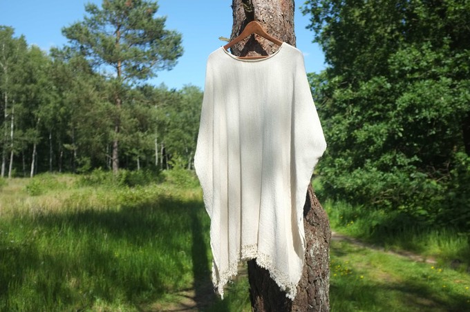 Ceres | Hemp poncho unisex from you are a god-dess