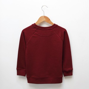 Kids sweater ‘Horse-d’oeuvre’ | Burgundy from zebrasaurus