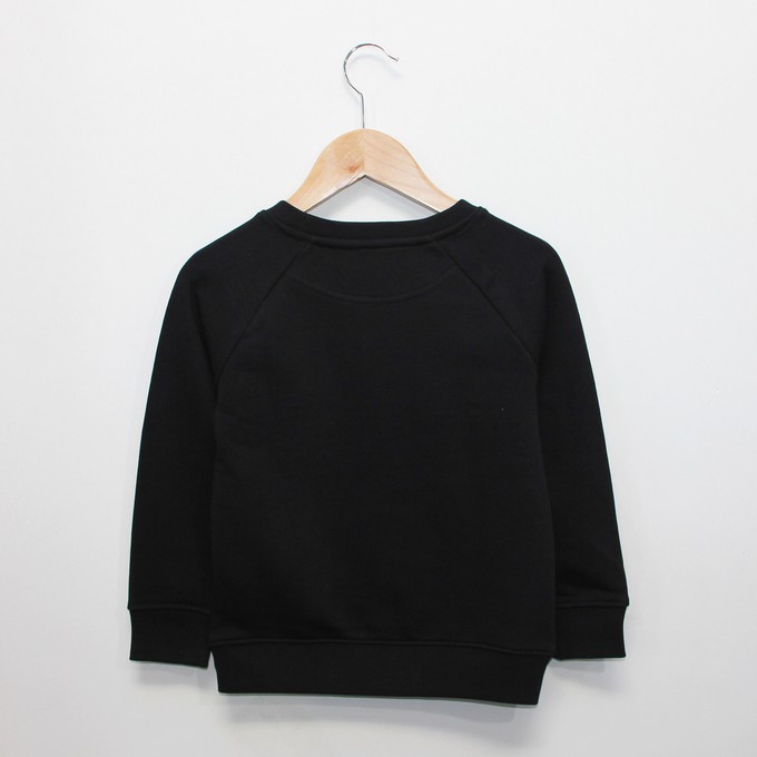 Kids sweater ‘Foxy lady’ – Black from zebrasaurus
