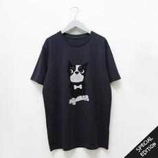 T-shirt Baggy Dog (Adult)| Ink grey via zebrasaurus