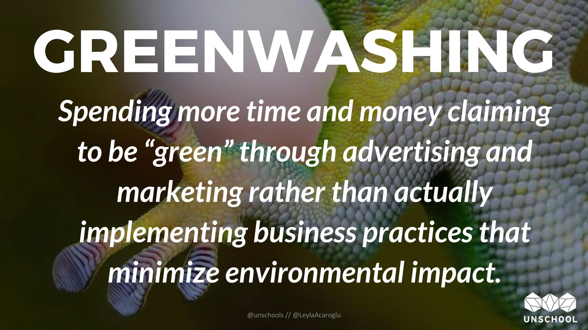 greenwashing