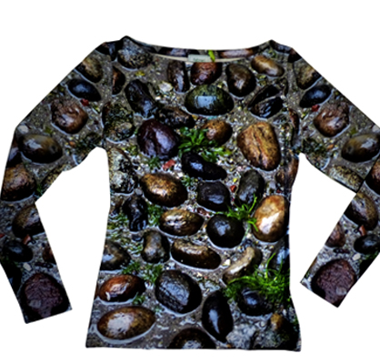 Langarm Shirt „Steine“ from fabrari Langarm Shirt „Steine“ from fabrari