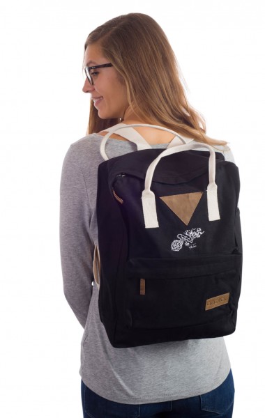 Life-Tree Fairtrade Backpack II Black from Life-Tree Life-Tree Fairtrade Backpack II Black from Life-Tree