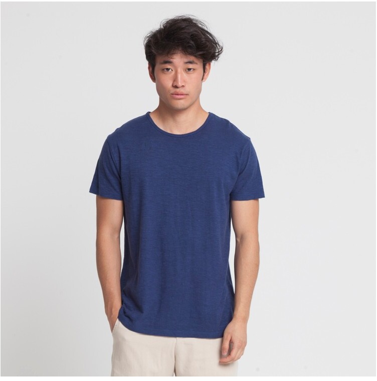 Sustainable T-shirt Hemp Blue from Mae Sue Sustainable T-shirt Hemp Blue from Mae Sue