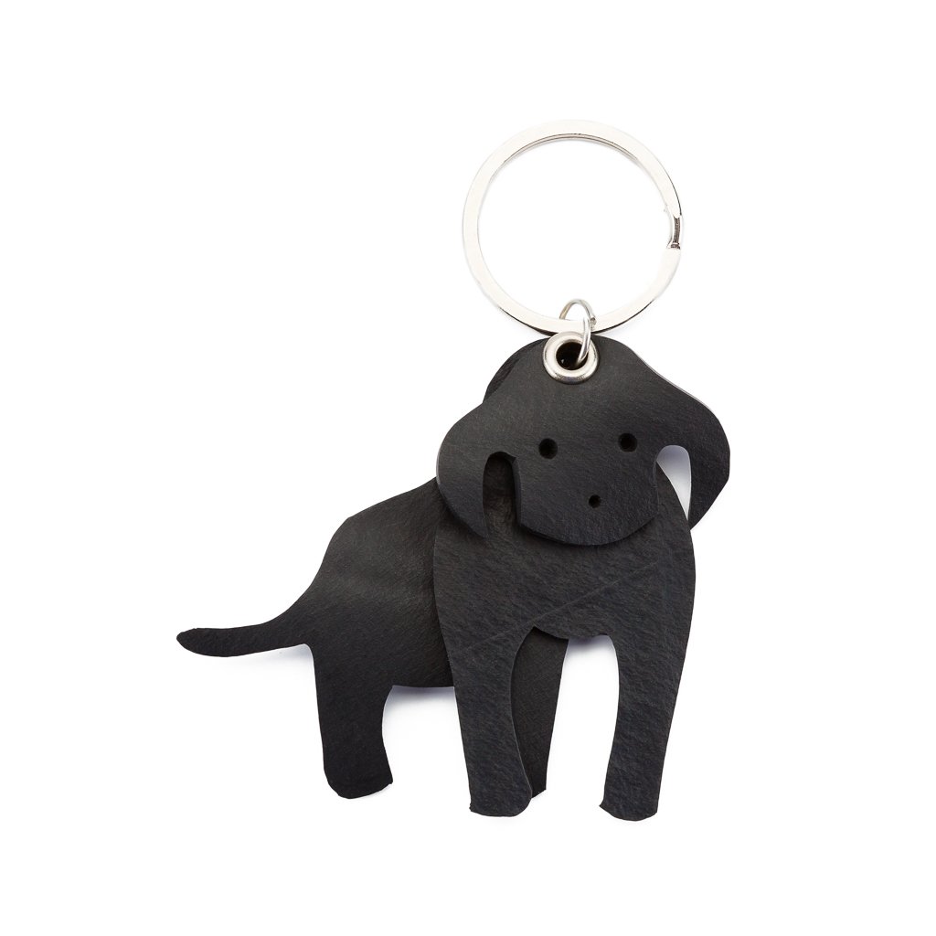 Milo 3D Charming Rubber Dog Vegan Keyring from Paguro Upcycle Milo 3D Charming Rubber Dog Vegan Keyring from Paguro Upcycle