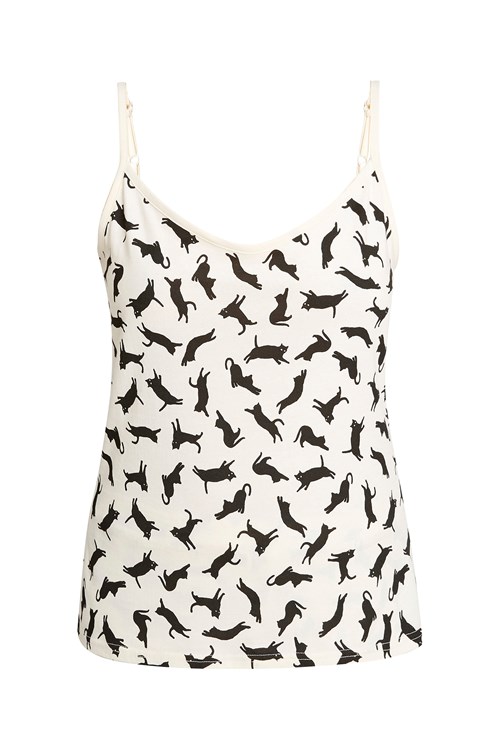 Cat Pyjama Camisole Top from People Tree Cat Pyjama Camisole Top from People Tree