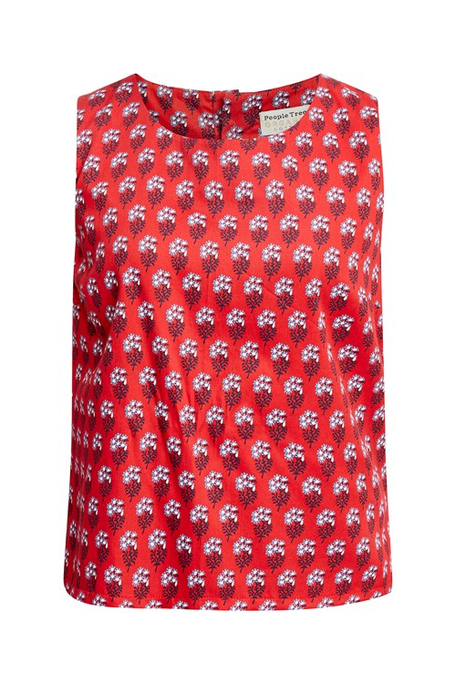 V & A Esther Print Top from People Tree V & A Esther Print Top from People Tree